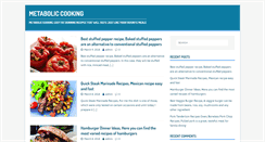Desktop Screenshot of metaboliccooking.info